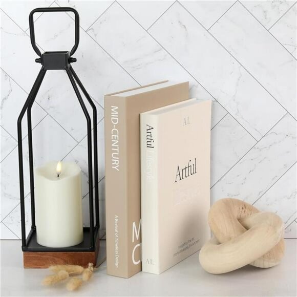 Decorative faux books set coffee table storage boxes bookshelf home decor - Picture 7 of 8